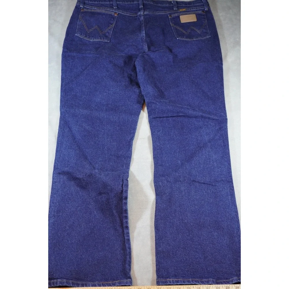 Wrangler 947 STR Indigo Denim Jeans in a Men's 42x34 Western Rodeo
